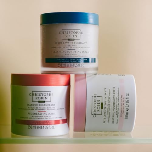 Christophe Robin Purifying Scalp Scrub with Sea Salt, 8.4 fl. oz