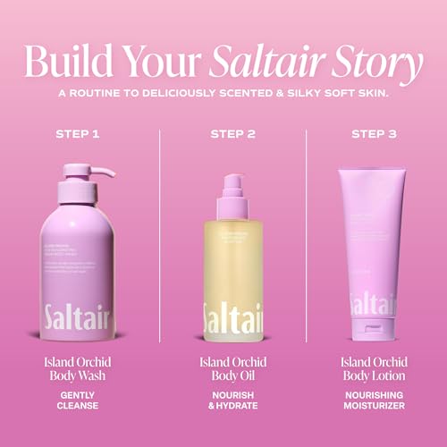 Saltair Body Oil | Island Orchid After Shower Moisturizer | 4 fl oz