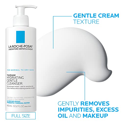 La Roche-Posay Toleriane Gentle Skin Care Set, Moisturizer & Face Wash