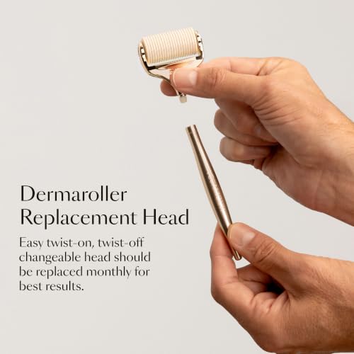 VEGAMOUR Scalp Dermaroller Replacement Head, MD-Developed - 1,200 Medical-Grade Needles, Easy Twist-On Fit