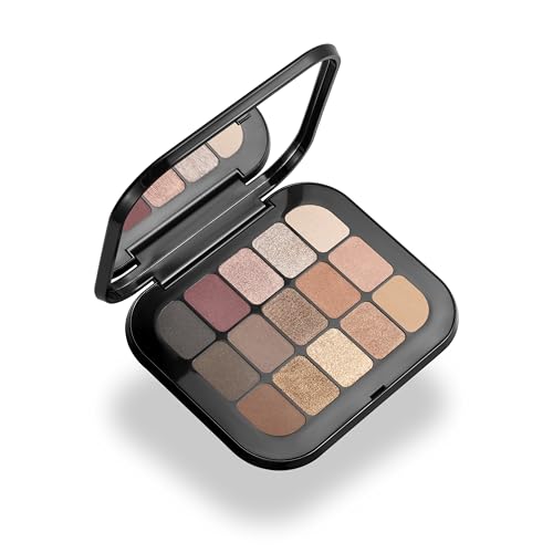Kiko Milano Master Eyeshadow Palette 01, Palette With 15 Matte And Metallic Eyeshadows