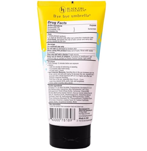 Black Girl Sunscreen Kids SPF 50 Lotion for Face & Body - 6 Fl Oz