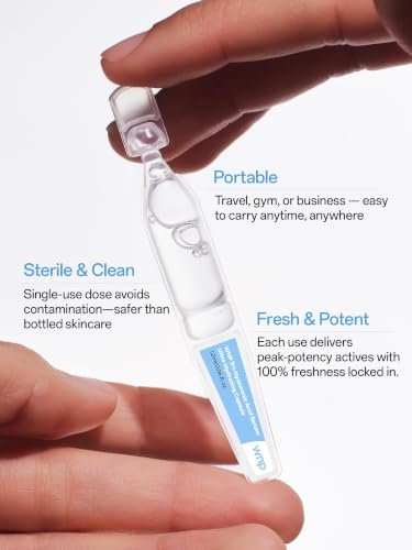 WNP Hydrating 3% Hyaluronic Acid Serum Ampoules for Dry Skin, 30 Ct