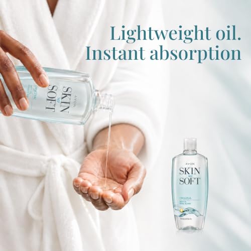 AVON Skin So Soft Original Bath Oil - 24.6 oz - Moisturizing Body Oil