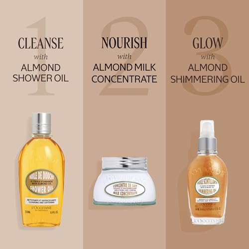 L'OCCITANE Almond Shimmering Body Oil: Instant Golden Glow 3.3 fl oz