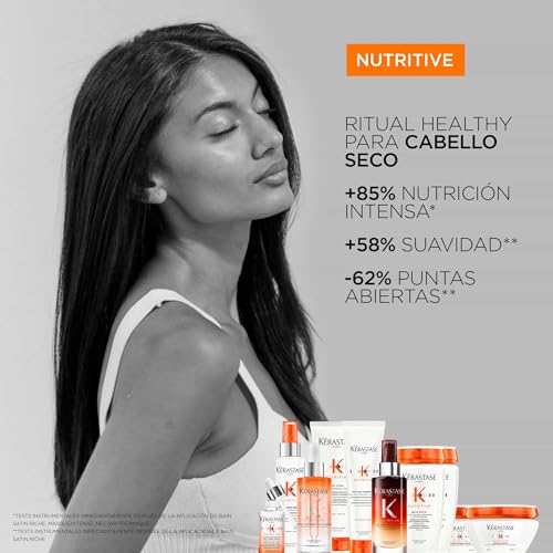 KÉRASTASE Nutritive Lait Vital Hydrating Conditioner, Adds Moisture, Shine and Nourishment, Smoothing and Softening with Plant-Based Proteins & Niacinamide for Fine to Medium Dry Hair