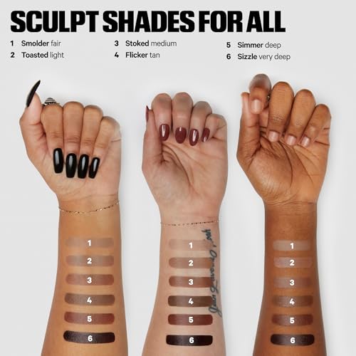 Milk Makeup Sculpt Stick – Cool-Toned Cream Contour Stick Adds Depth, Dimension + Shape for Natural-Looking Shadows – Hydrating, Buildable Formula w/Thyme Extract – Stoked (Medium-Medium Tan) 0.19oz