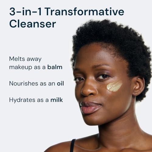 ELEMIS Pro-Collagen Rose Cleansing Balm - 3-in-1 Daily Face Cleanser - Melts Away Waterproof Makeup and Sunscreen - Rose and Elderberry Oil - 100