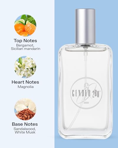 PB ParfumsBelcam Gender 2BU Eau de Toilette Spray – Fresh Oriental Unisex Fragrance with Bergamot, Mandarin & White Musk – Clean Modern Scent for Him or Her, Everyday Signature Perfume, 3.4 Fl Oz