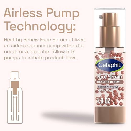 Cetaphil Healthy Renew Anti-Aging Face Serum, Peptides, Retinol-Free, 1oz