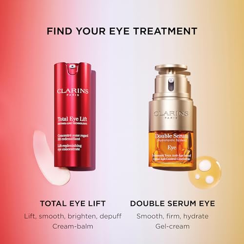 Clarins Total Eye Lift | Anti Aging Eye Cream | Targets Wrinkles, Crow's Feet, Dark Circles and Puffiness For a Visible Eye Lift in 30 Seconds
