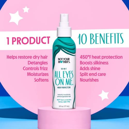Not Your Mother's All Eyes On Me 10-in-1 Hair Perfector, Adds Shine, 3 Pack