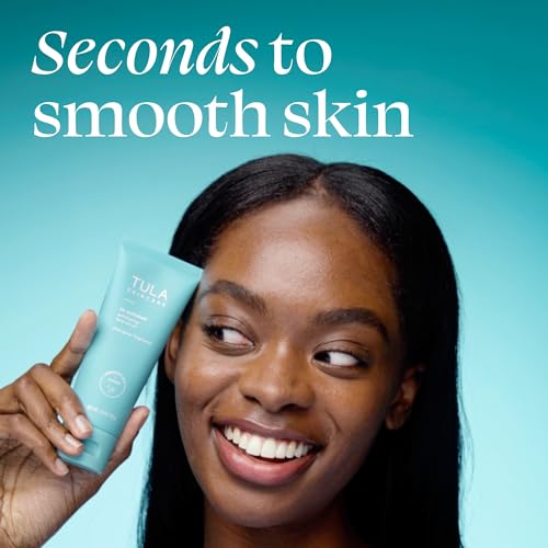 TULA Skincare So Polished Exfoliating Sugar Scrub, Face Scrub for Dullness & Uneven Texture with Prebiotic Extracts & Papaya Fruit Enzymes, 2.9 OZ