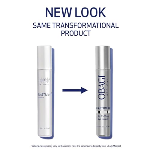 Obagi ELASTIderm Eye Serum – De-Puffing Serum with Caffeine and Bi-Mineral Contour Complex that Refreshes the Appearance of Skin Around the Eyes – 0.47 oz