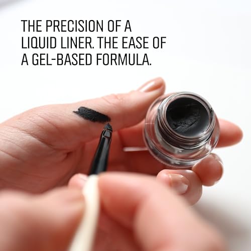 Bobbi Brown Long-Wear Gel Eyeliner | Smudge-Proof, Waterproof Eyeliner | Precise 8-Hour Wear Liner For Everyday And Dramatic Eye Looks, Black Ink, 0.1 Ounce