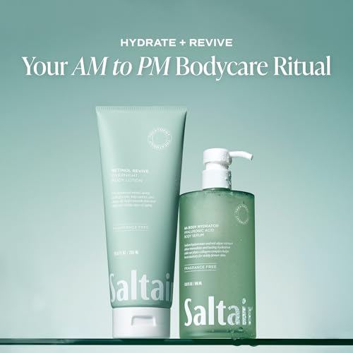 Saltair Hyaluronic Acid Body Serum | Fragrance-Free HA Hydrator | 13 oz