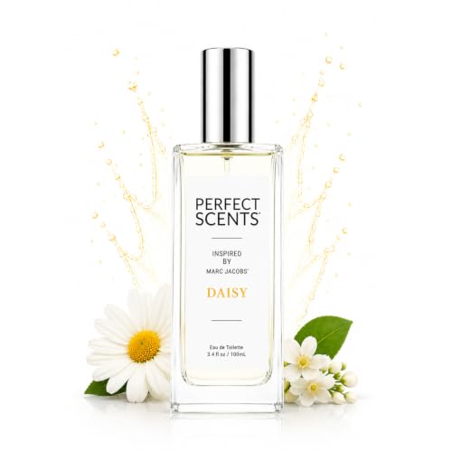 Instyle Fragrances, Inspired by Marc Jacobs' Daisy, Women’s Eau de Toilette, CLEAN, Vegan, Paraben-Free, Never Tested on Animals, 3.4 Fluid Ounces