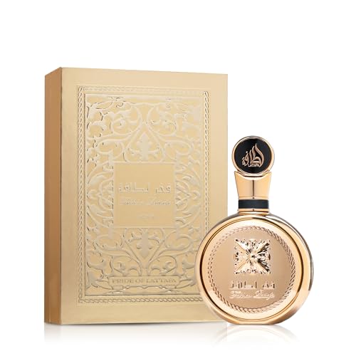 Lattafa Fakhar Gold Extrait - Floral, Amber, Woody - Eau de Parfum Long-Lasting Fragrance for Unisex, 3.40 Ounce / 100 ml