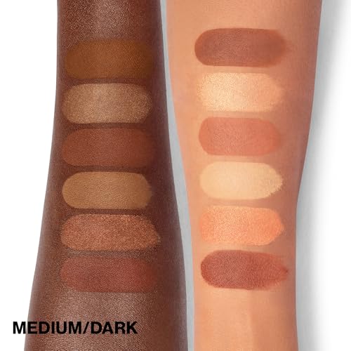 Smashbox The Cali Contour Palette | Six-Shade Contour Kit with Highlighter, Bronzer and Blush Powder for Face Contouring Makeup and Glow | Matte and Pearlescent Finishes, Medium to Dark, 0.69 Ounce