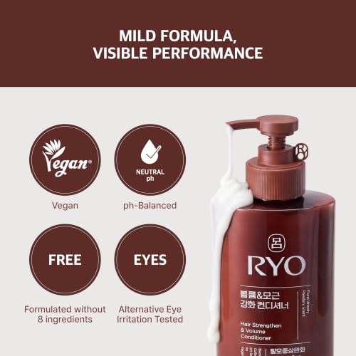 RYO Strengthen & Volume Conditioner - Rice Peptide Conditioner 16 Fl Oz.