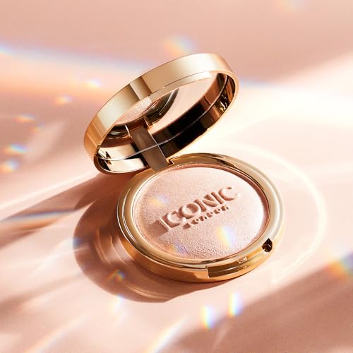 ICONIC LONDON Lit and Luminous Baked Highlighter | Pressed Powder, 0.56 oz