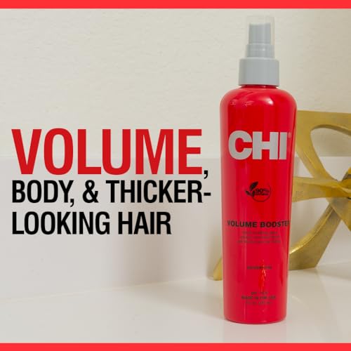 CHI Volume Booster Liquid Bodifying Glaze, Flexible Hold For Volume, Body, & Thicker-Looking Hair, Sulfate & Paraben-Free, 8 Oz