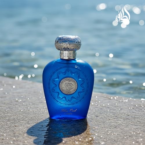 Lattafa Perfumes Blue Oud for Unisex Eau de Parfum Spray, 3.4 Ounce