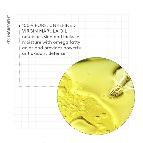 Drunk Elephant Virgin Marula Luxury Facial Oil - 30 ml/1 fl oz - Face Oil - Clean Clinical Skincare - Cruelty-Free - Dermatologist-Tested - Free of Essential Oils, Silicones, and Fragrance
