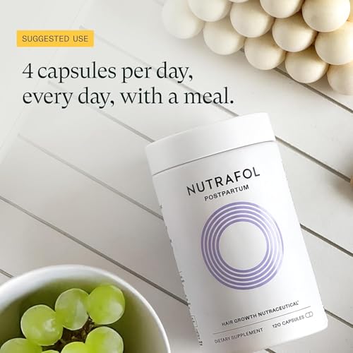 Nutrafol Postpartum Hair Growth Supplements, 1-Month Bottle