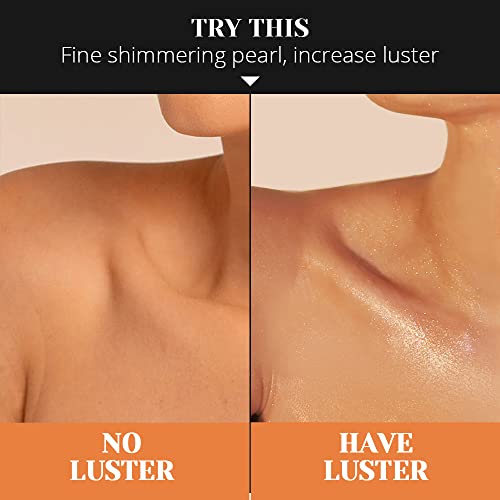 Liyalan Shimmer Body Oil Bronze Gold 5 Color Bronze 3.38 Fl Oz Face Glow Pearl Highlighter Illuminator body Makeup Shine Glitter Gold Liquid Taning