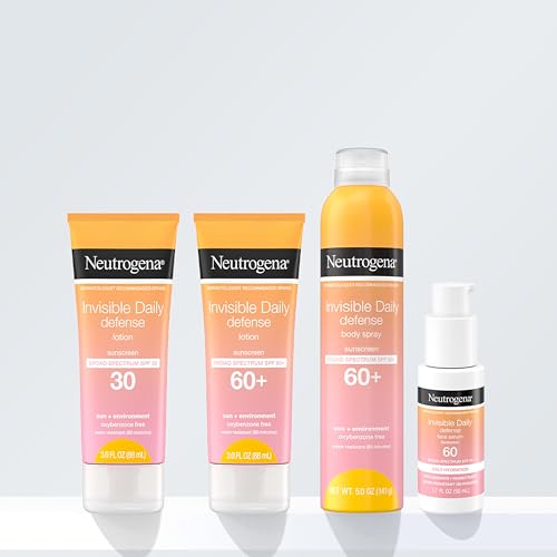 Neutrogena Invisible Daily Defense Sunscreen Spray SPF 60+, 5.0 oz