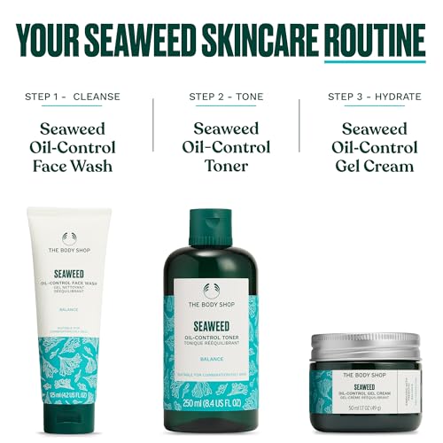 The Body Shop Seaweed Gel Cream, For Oily and Combination Skin, Vegan, 1.7 Oz