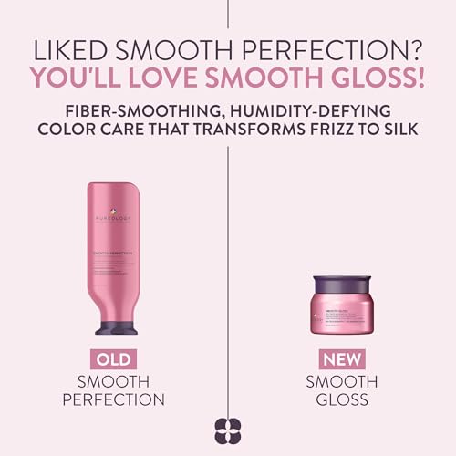 Pureology Smooth Gloss Treatment Mask – For Frizzy Hair, 1 fl oz