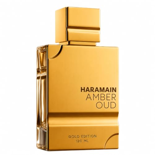 Al Haramain Amber Oud Gold Edition Eau De Parfum Spray 120ml (4 oz) - Unisex Arabian Perfume for Women & Men, Long-Lasting Amber Cologne with Refreshing & Sweet Fragrance