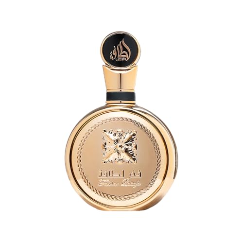 Lattafa Fakhar Gold Extrait - Floral, Amber, Woody - Eau de Parfum Long-Lasting Fragrance for Unisex, 3.40 Ounce / 100 ml