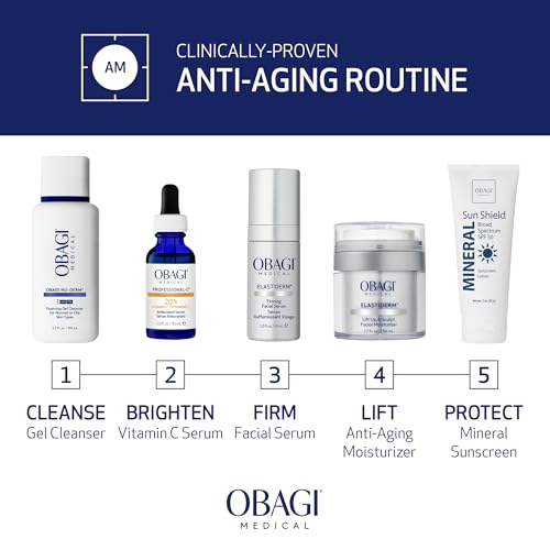 Obagi ELASTIderm Facial Serum – Firming Face Serum with Patented Bi-Mineral Contour Complex Clinically Proven to Target Signs Of Skin Aging – 1 oz