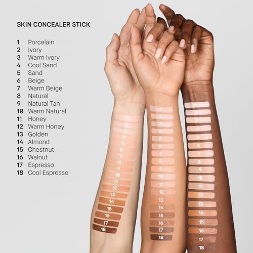 Bobbi Brown Skin Concealer Stick | Long-Lasting Cream Concealer for Dark Circles & Discoloration | 12-Hour Wear, 0.11 Ounce, Warm Beige