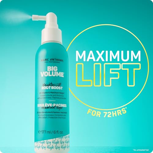 Marc Anthony Big Volume, Root Volumizing Hair Spray for Fine Thin Flat Hair