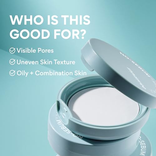 innisfree No Sebum Mineral Pact | Korean Pressed Setting Powder Compact | Transluscent Oil and Shine Control | Smooth, Mess - Free Applications | Includes Mirror & Powder Puff