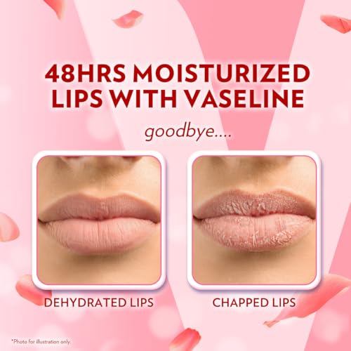 Vaseline Lip Therapy Care Rosy, Fast-Acting Nourishment, Ideal for Chapped, Dry, Cracked, or Damaged Lips, Lip Balm, 2-Pack of 2, 0.16 Oz Each, 4 Lip Balms