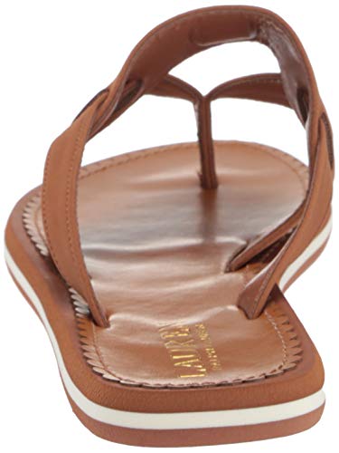 Lauren Ralph Lauren Rosalind Sandal Tan Nubuck Pu 8 B (M)