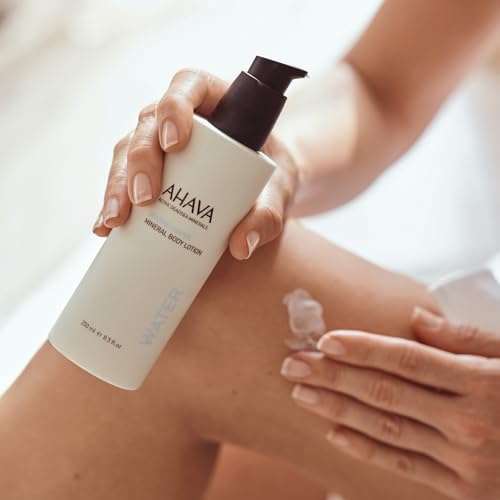 AHAVA Dead Sea Water Mineral Body Lotion - Daily Moisturizing & Hydrating Body Lotion with Osmoter, Exclusive blend of Dead Sea Minerals & Nourishing Botanical Extracts, Original, 8.5 Fl.Oz
