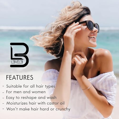 L3 Level 3 Sea Salt Texturizing Spray Creates Beachy Waves (3.38 fl oz)