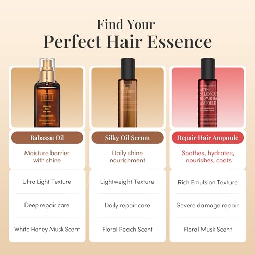 CURLYSHYLL Silky Oil Serum, Lightweight Non-Greasy Hair Oil for Frizz, 70ml