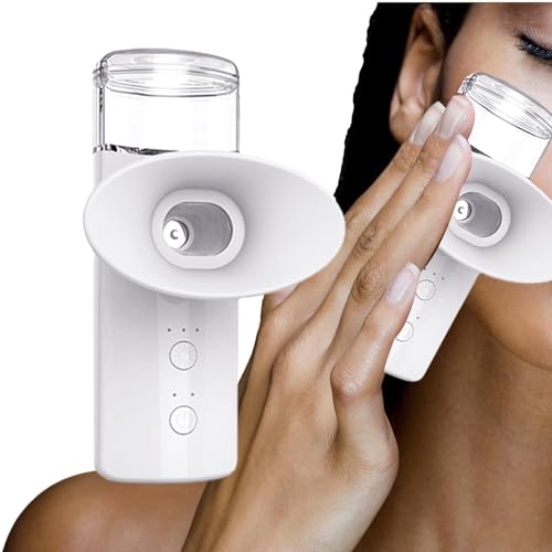 Eye Steamer Mister - Eye Mist Sprayer, Facial Steaming Device | Rechargeable Eye Moisturizing Sprayer, Handheld Cool Mist Steamer, Portable Eye Care Humidifier For Travel, Salon, And Daily Use