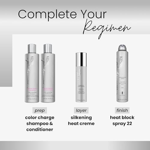 Kenra Professional Platinum Heat Block Spray 22 | Heat Protecting Hairspray | All Hair Types | 8 oz.