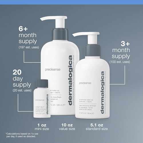 Dermalogica Precleanse Oil Cleanser, Makeup Remover for Face, 5.1 fl oz
