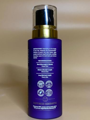 Hydrating Hair Serum for Dry & Frizzy Hair – Leave-In Split End Repair 5 oz