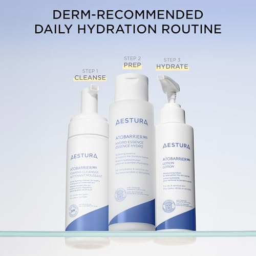AESTURA ATOBARRIER365 Lightweight Korean Face Moisturizer with Ceramides | Strengthens Barrier, Fast-Absorbing Hydration, Suitable for Dry, Normal & Sensitive Skin, 150ML / 5.07 fl. Oz.