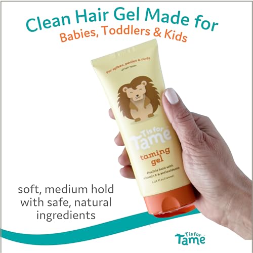 T is for Tame Kids Hair Taming Gel for Soft, Natural Style & Hold